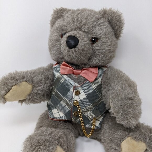 Applause Other - 1986 Vintage Applause Plush Teddy Bear Tribute to Grandpa Sam 16"